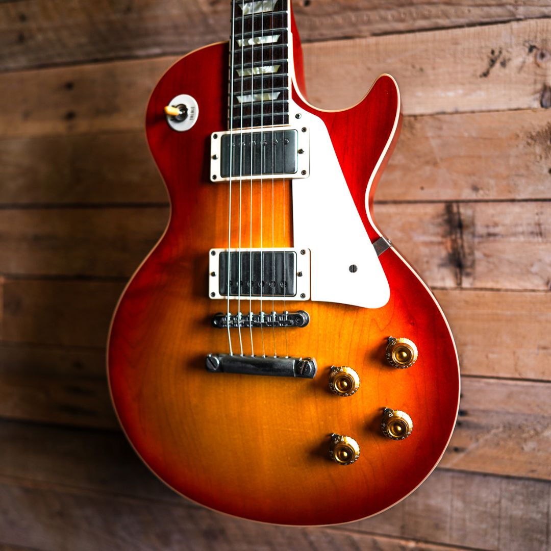 2011 Gibson Custom Shop Les Paul '58 Reissue Plaintop In Washed Cherry