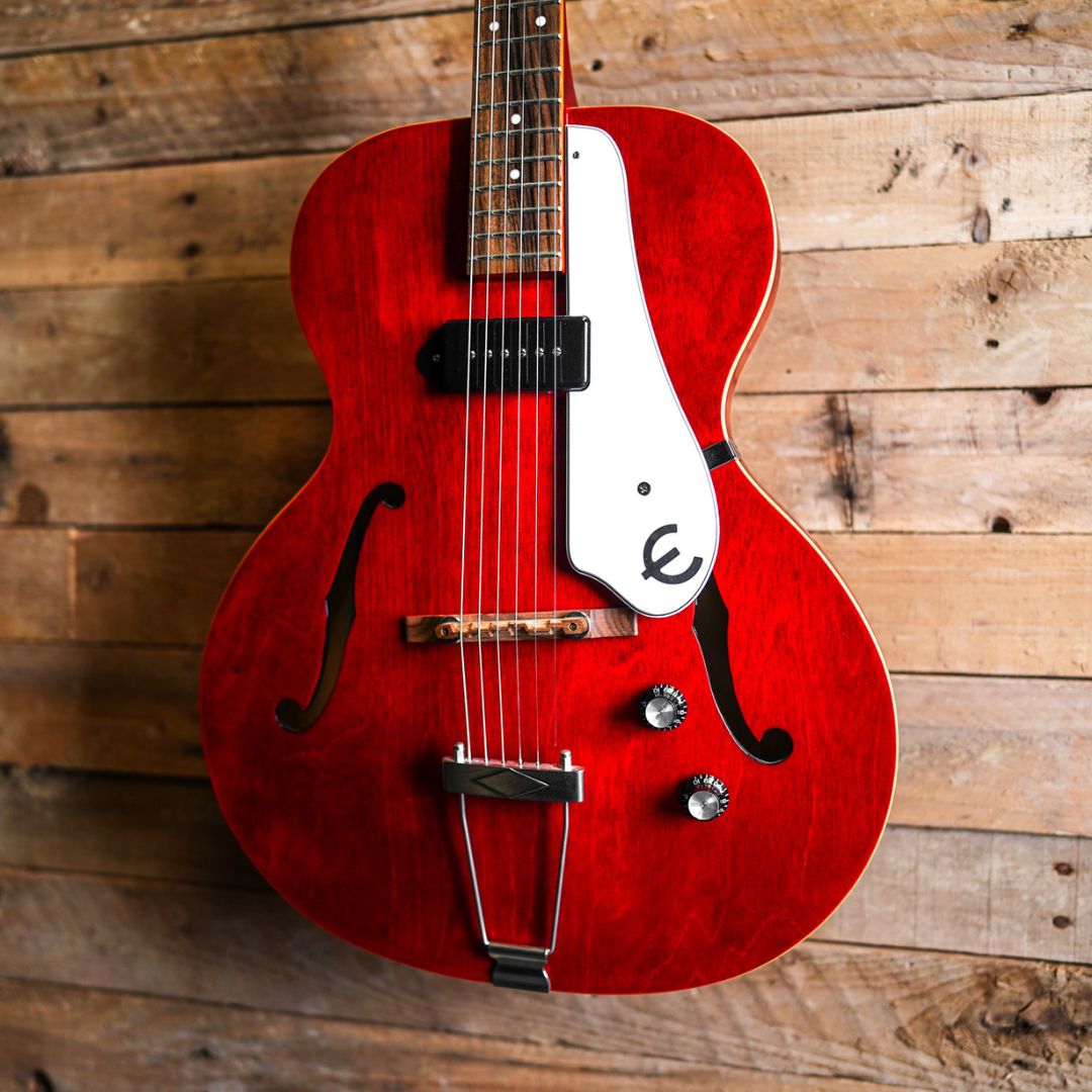 2018 Epiphone E422T Century Reissue In Aged Gloss Cherry