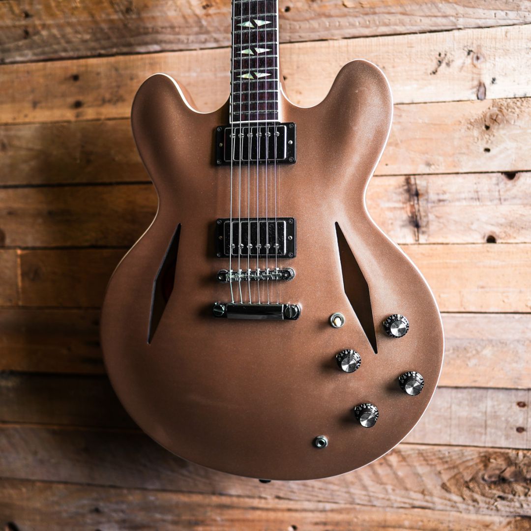 2014 Gibson DG335 Dave Grohl Signature In Gold Metallic '344 of 400'