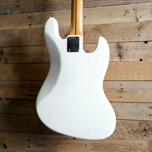 1972 Fender Jazz Bass in Olympic White - Left-Handed