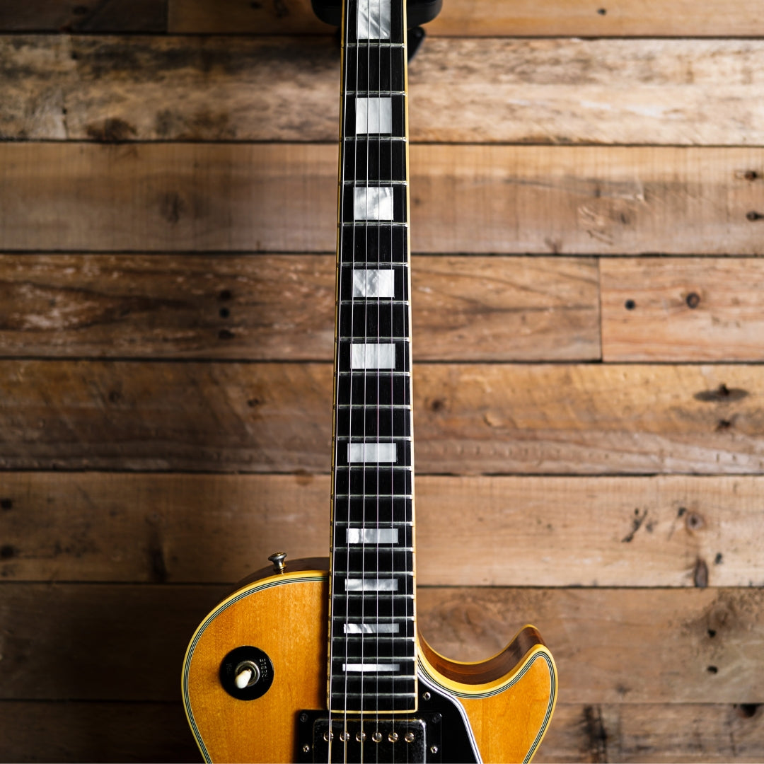 1976 Gibson Les Paul Custom In Natural - Owned And Signed By Tony Clarkin Of Magnum