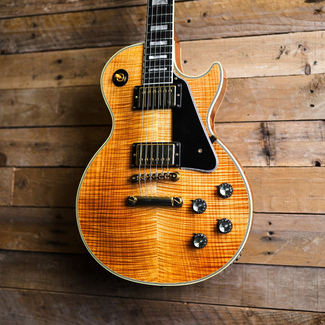 2000 Gibson Custom Shop 1968 Les Paul Custom Natural AAA Flame Top