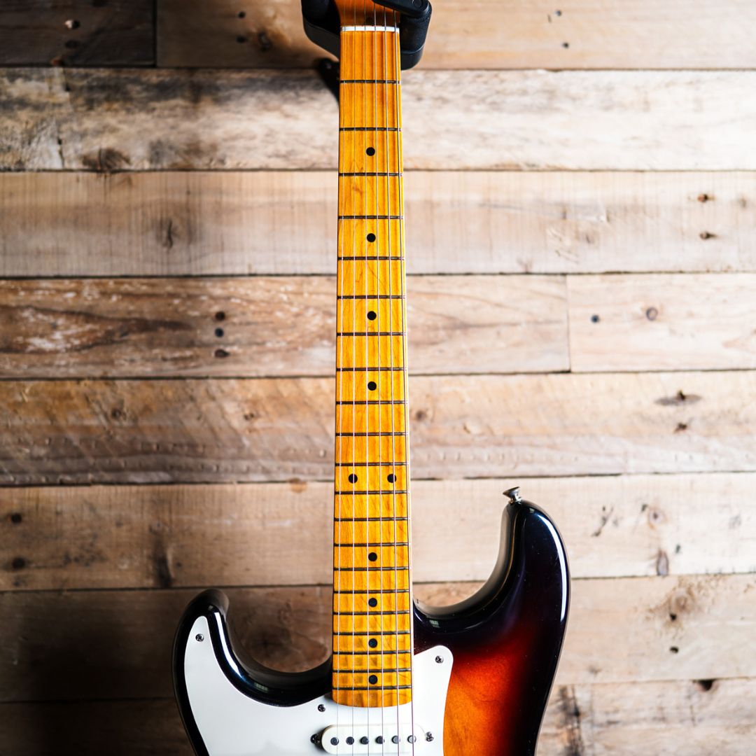 2011 Fender American Vintage '57 Stratocaster Left Handed in Two Tone Sunburst