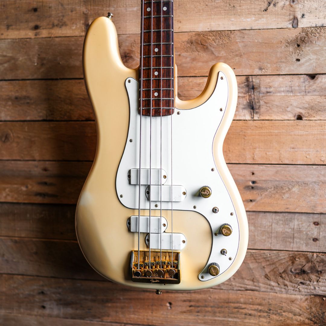1984 Fender Precision Bass Elite II in Olympic White