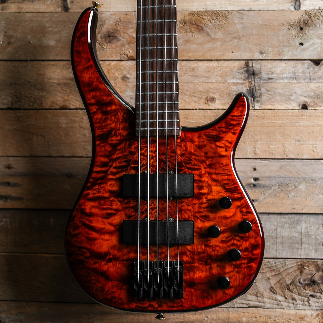 Peavey Cirrus 5 BXP Quilt Top Tiger Eye – Fat Bottom Guitars