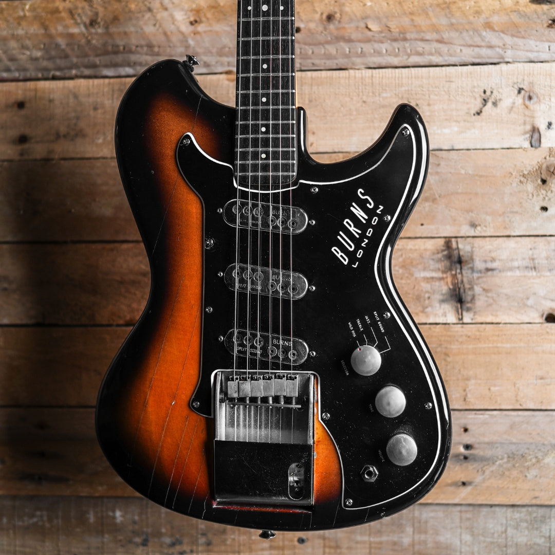 1964 Burns Split Sonic In Red Sunburst