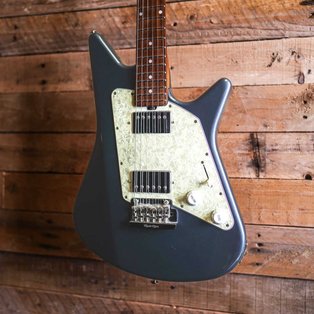 Music Man Albert Lee HH Trem RW -  Charcoal Frost