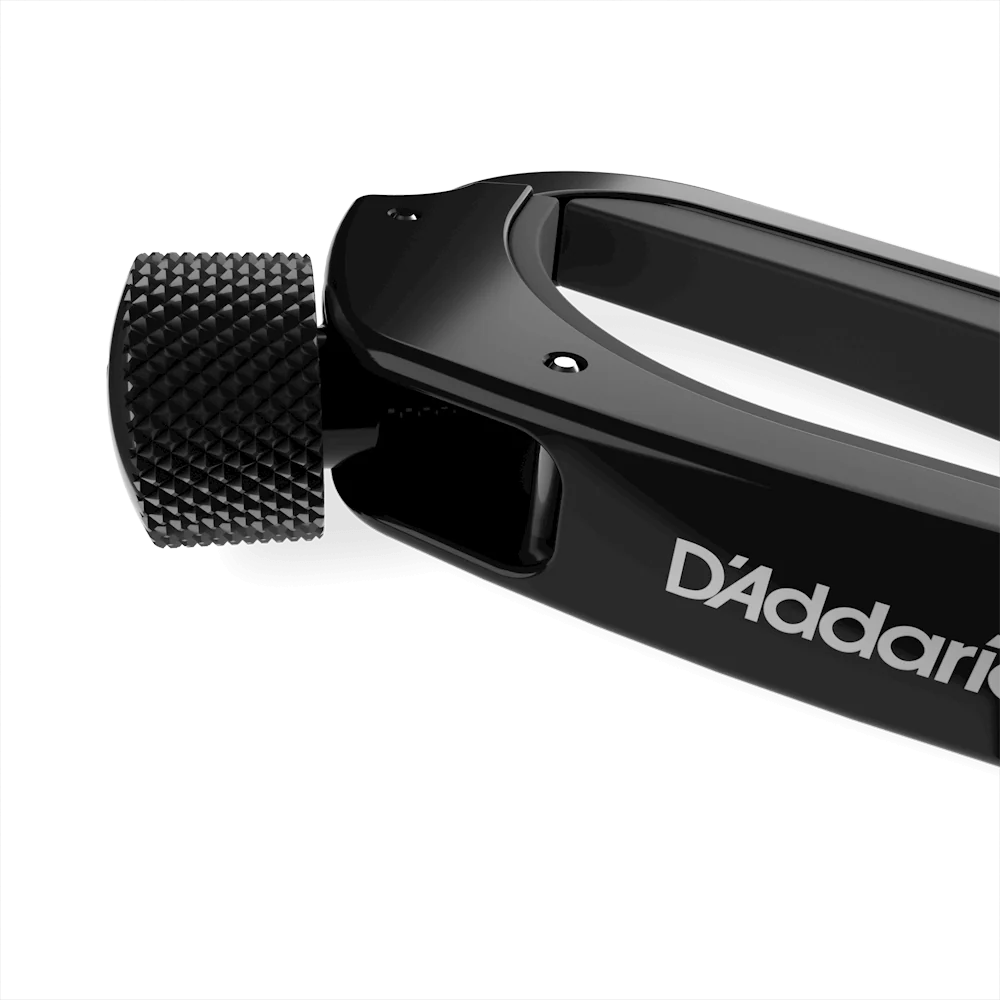 D'addario Adjustable Tension Pro Capo, Black