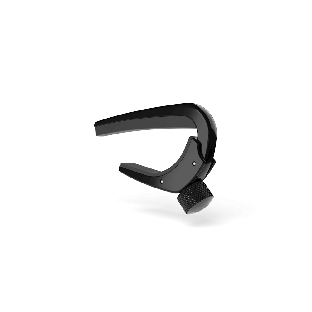 D'addario Adjustable Tension Pro Capo, Black