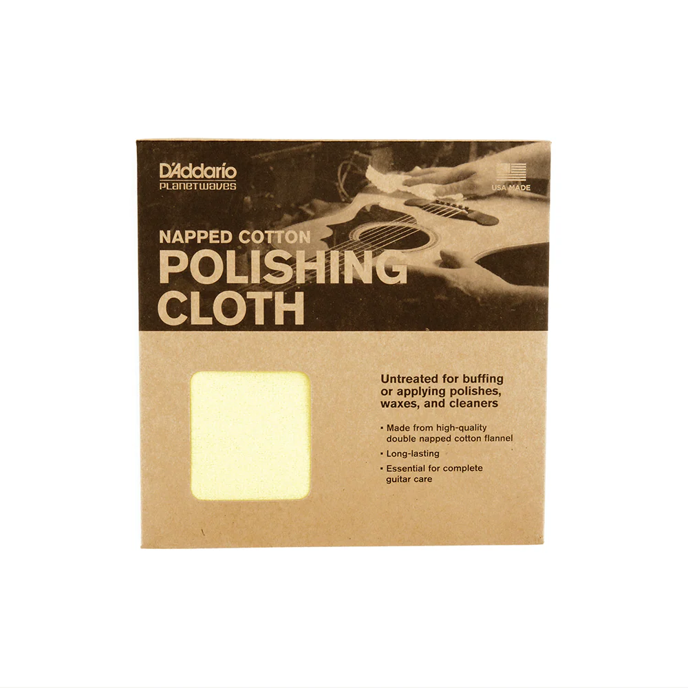 D'addario Untreated Napped Cotton Polishing Cloth