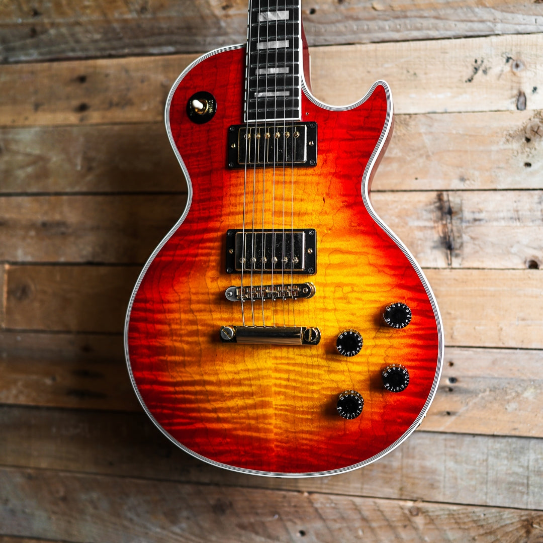 2015 Gibson Custom Shop Les Paul Custom Figured In Heritage Cherry Sunburst