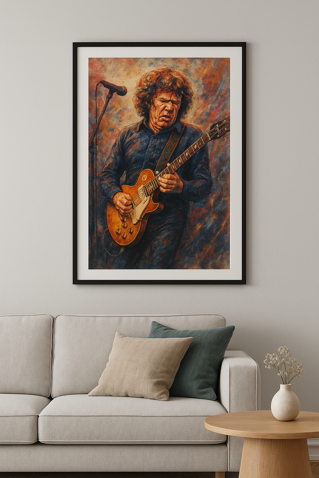 Gary Moore - Abstract Art Print