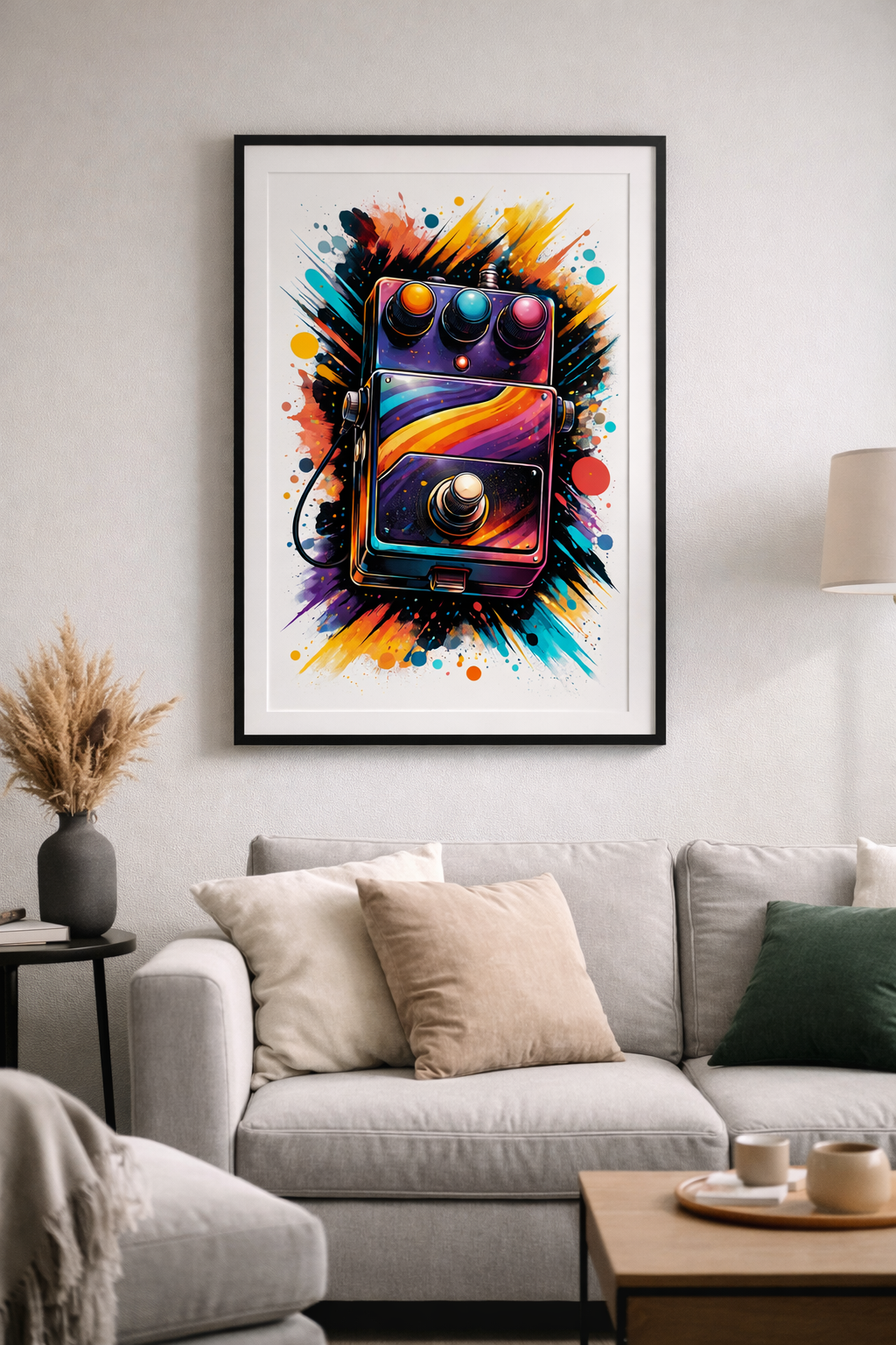 FX Pedal - Abstract Art Print