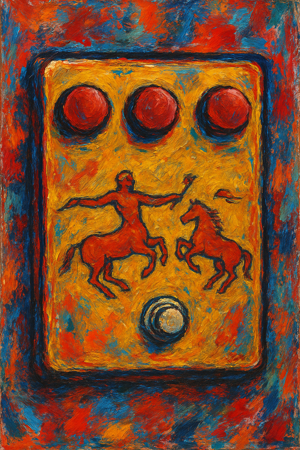 Horsey Drive - Abstract Art Print