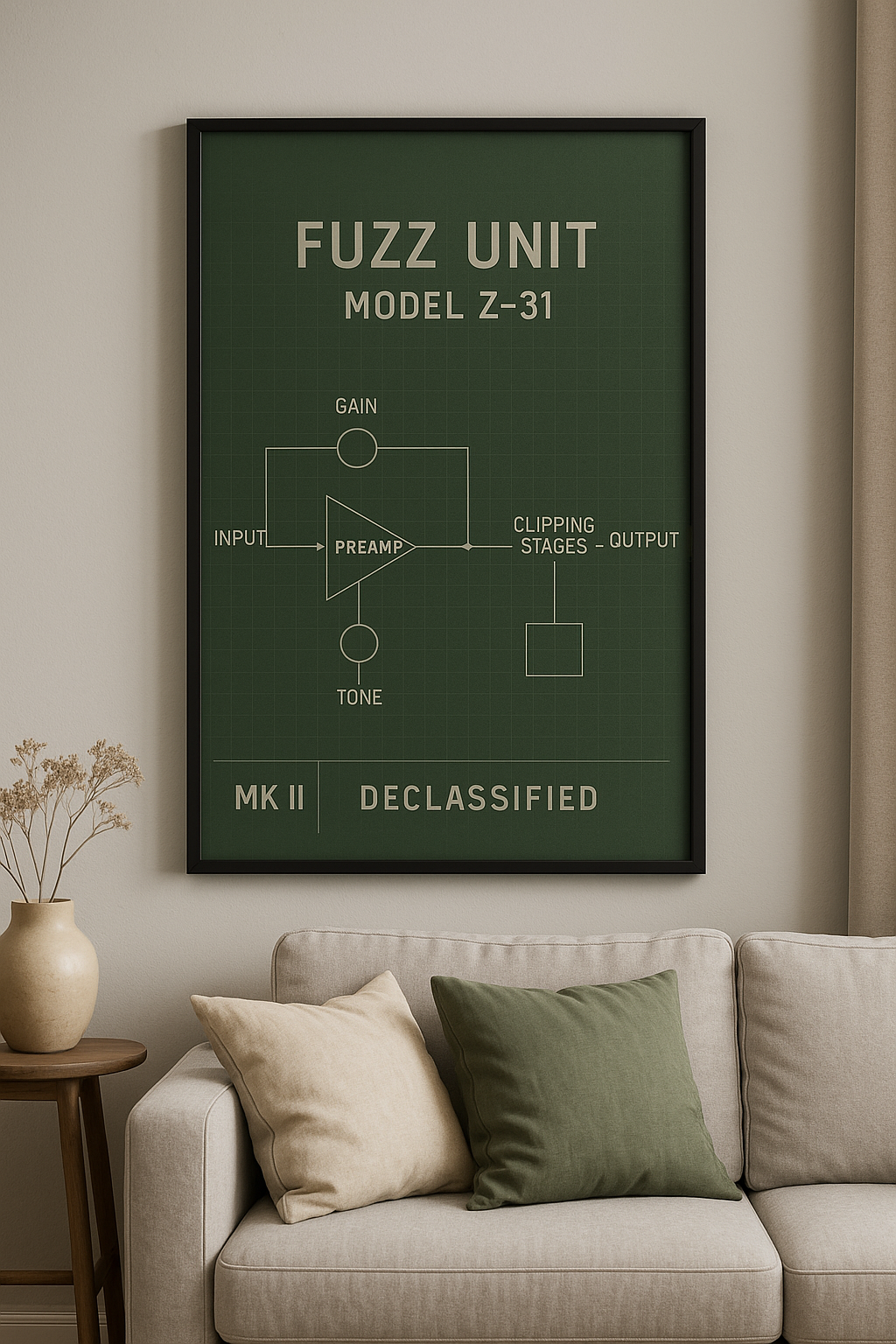 Fuzz MkII -  Schematic Art Print