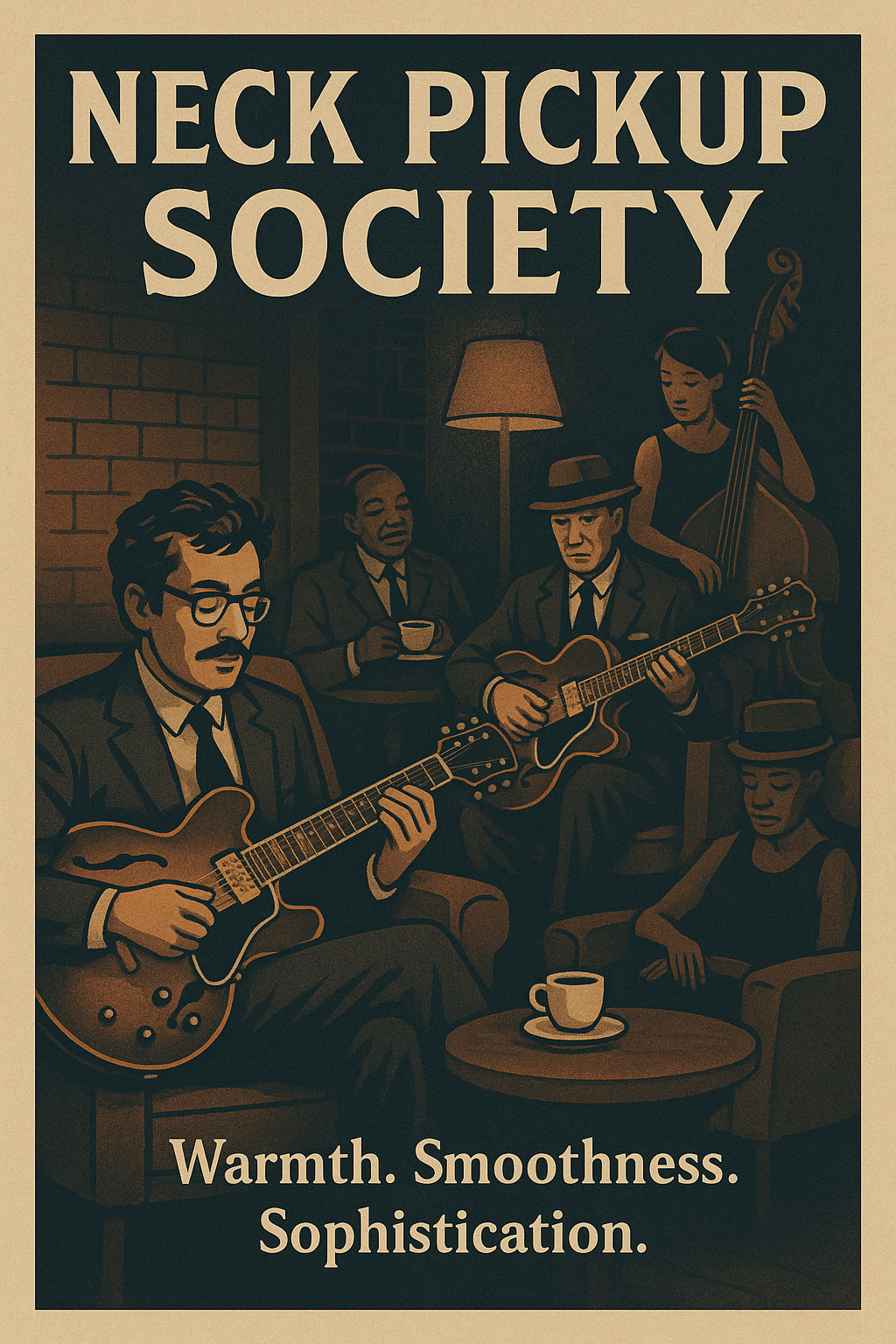 Neck Pickup Society - Humorous Art Print