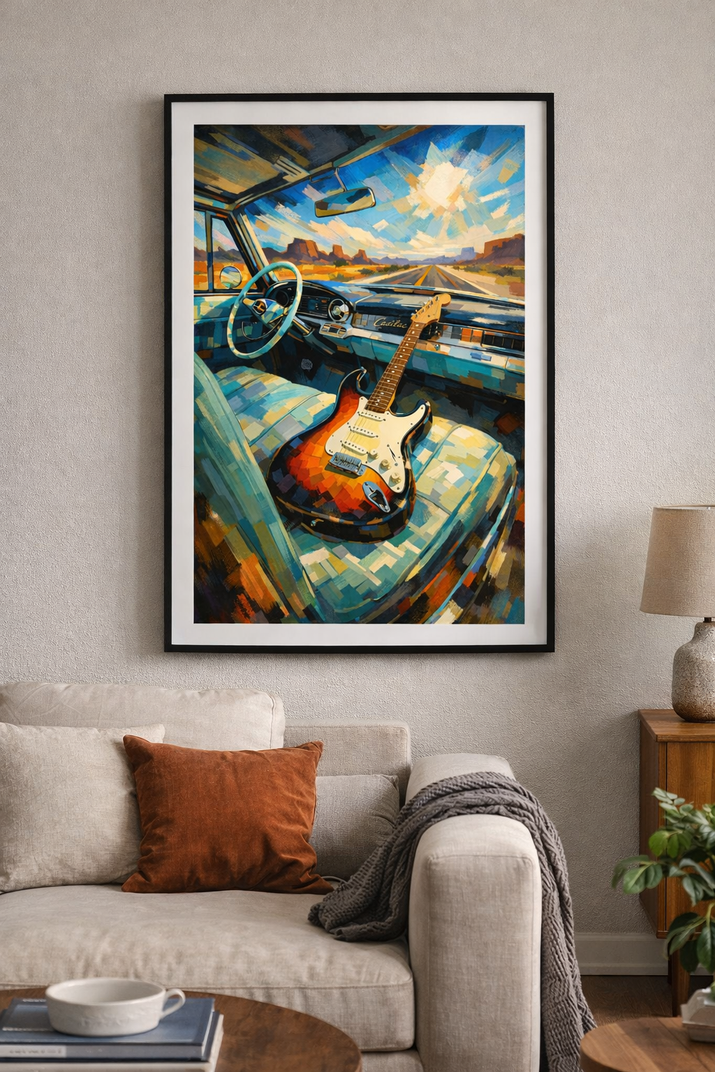 Open Road - Abstract Art Print