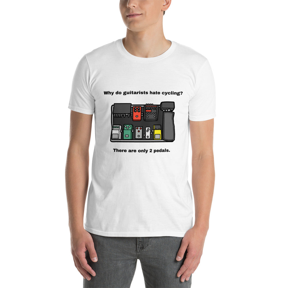 Only 2 Pedals White Unisex T-Shirt