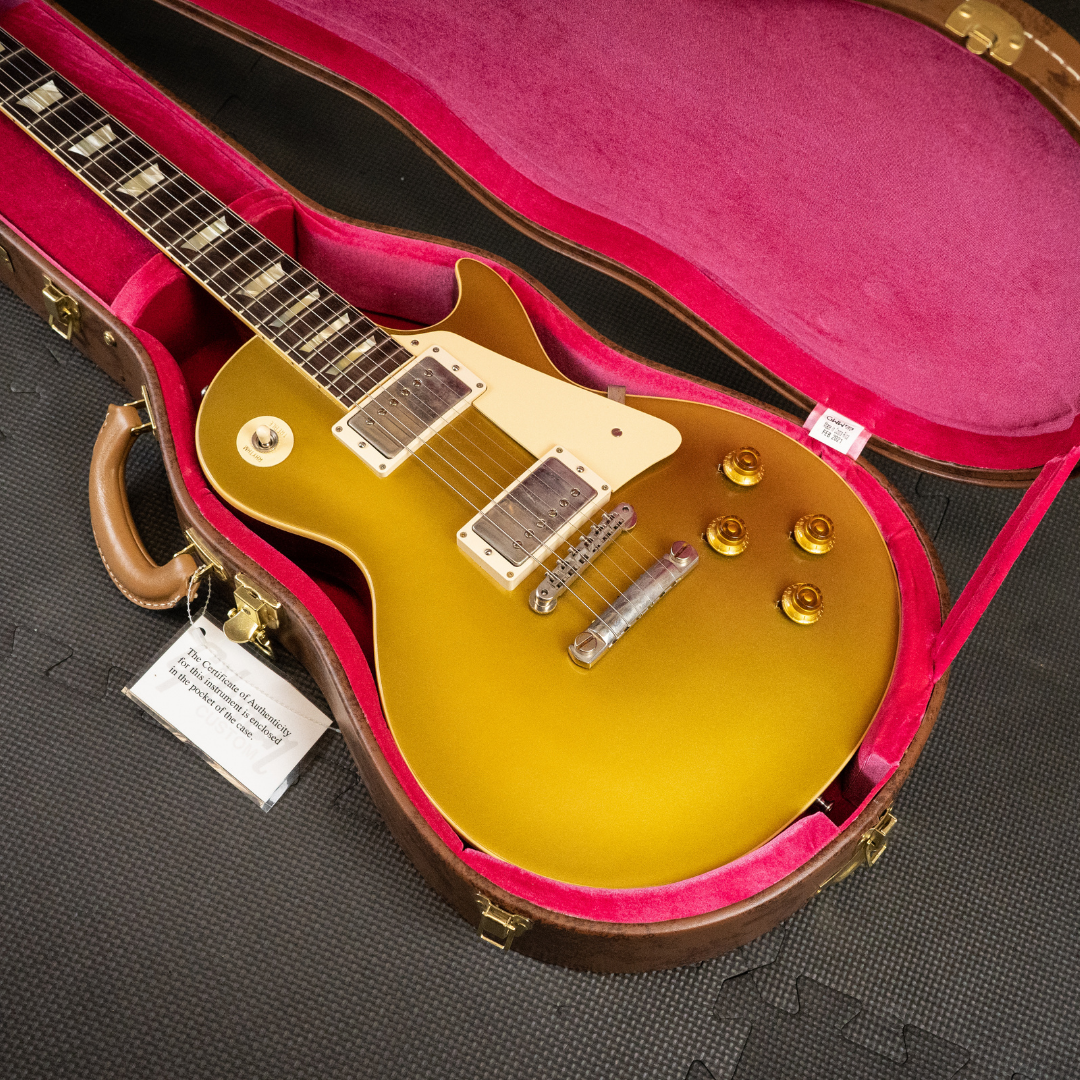 Gibson Custom Shop 1957 Les Paul Goldtop Darkback Reissue VOS in Double Gold