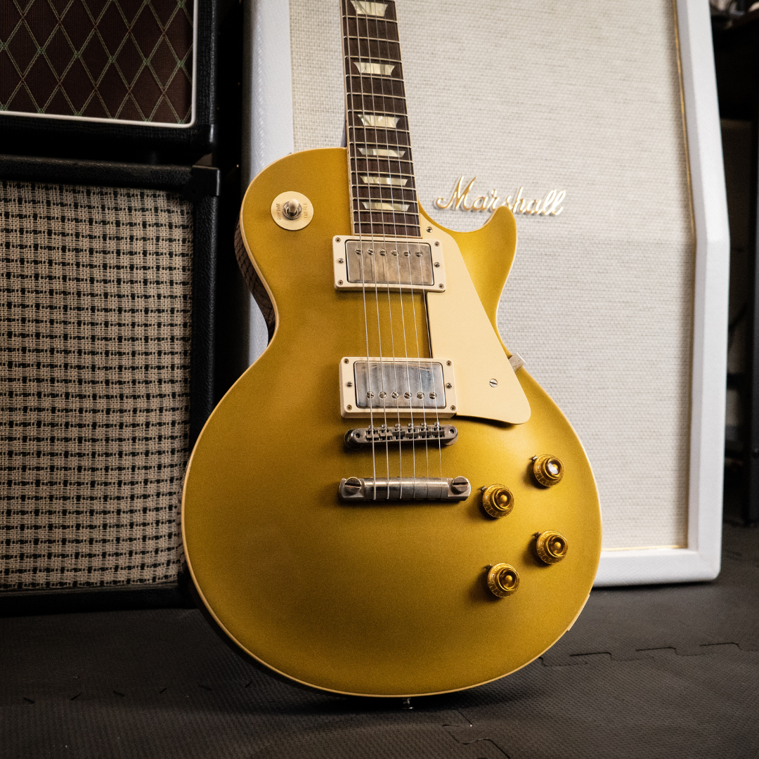Gibson Custom Shop 1957 Les Paul Goldtop Darkback Reissue VOS in Double Gold