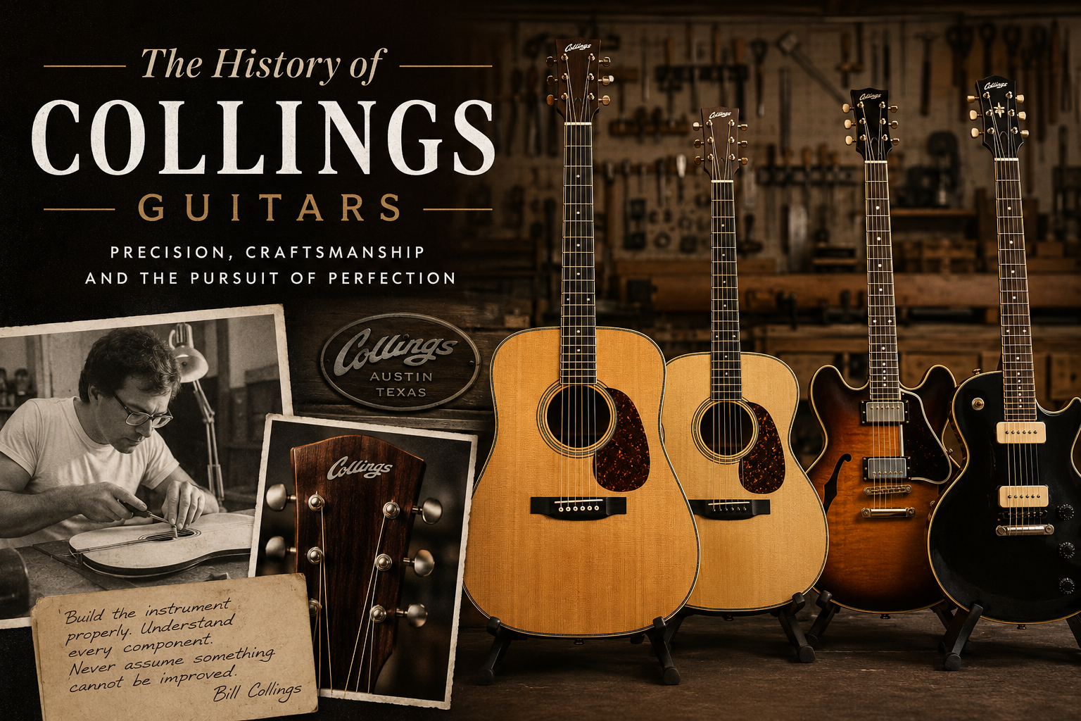 The History of Collings Guitars: Precision, Craftsmanship and the Pursuit of Perfection