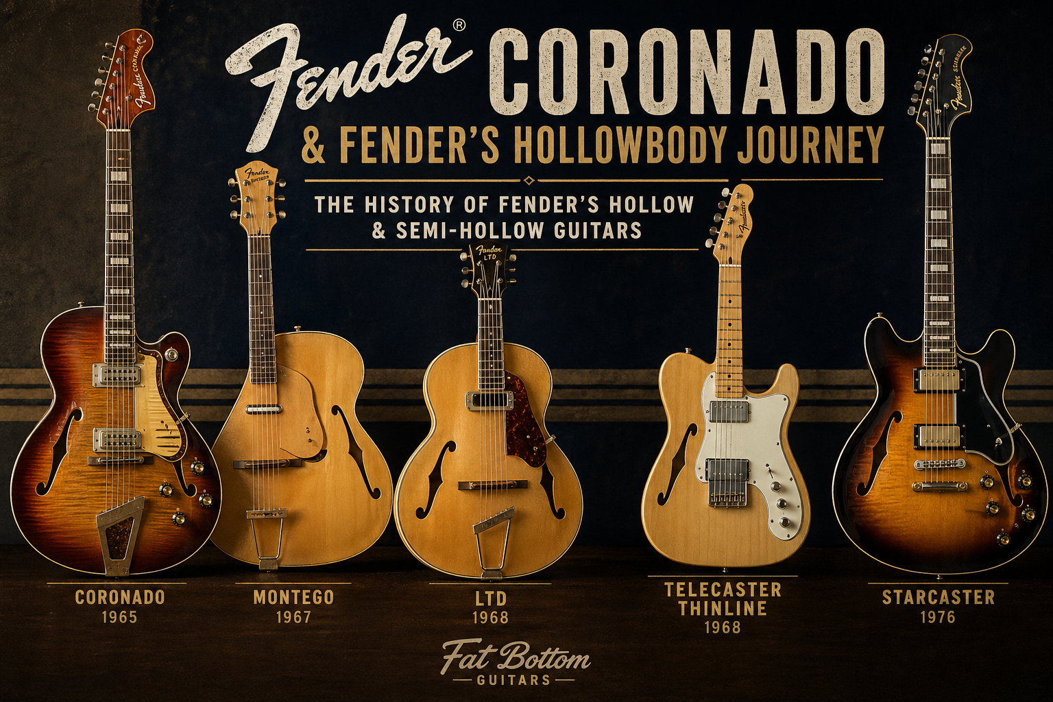 The Fender Coronado & Fender’s Hollowbody Journey
