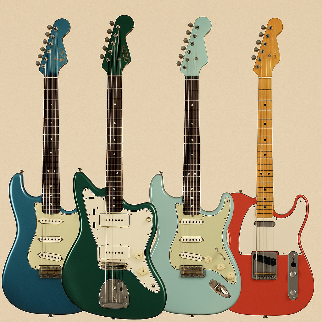 The Early Years: From Sunburst to Custom Colour Beginnings