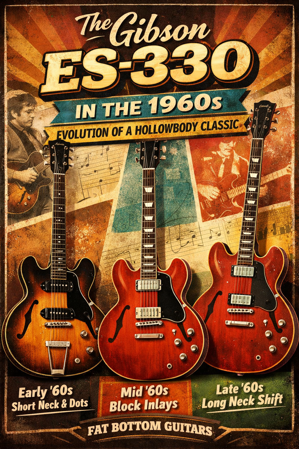 The Gibson ES-330 in the 1960s: Evolution of a Hollowbody Classic