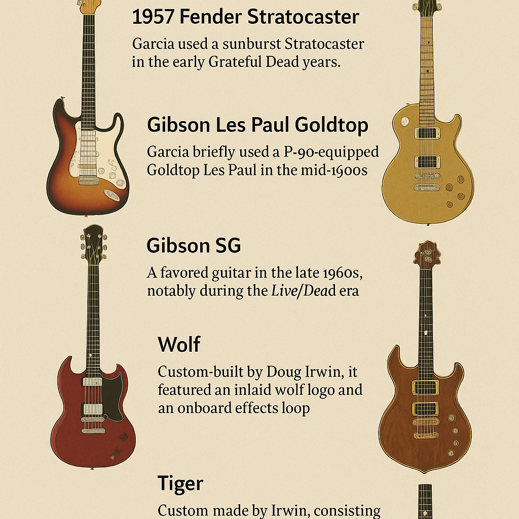 The Guitars of Jerry Garcia: A Journey Through the Axes of a Psychedel ...