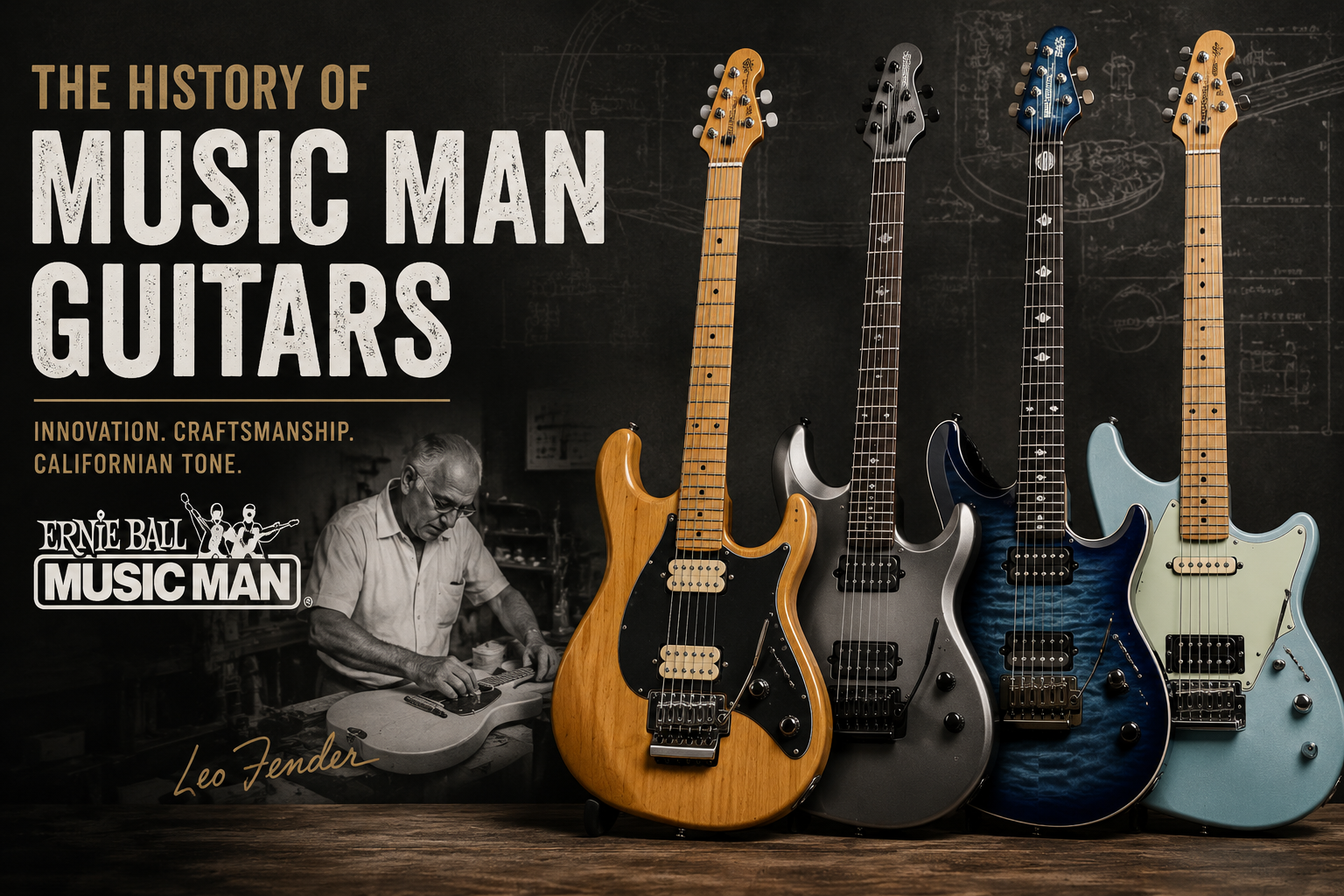 The History of Music Man Guitars: Innovation, Craftsmanship, and Californian Tone