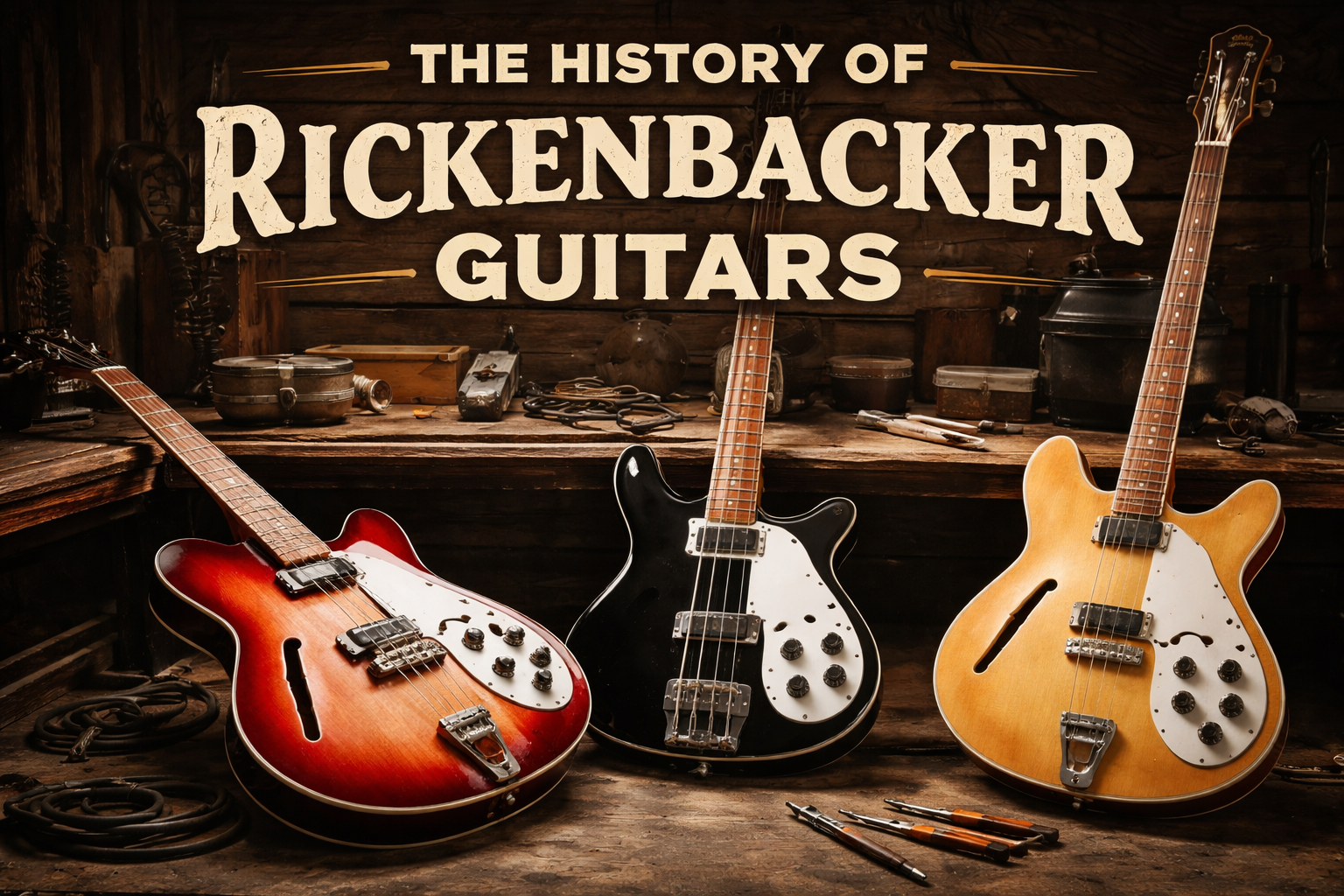 The History of Rickenbacker Guitars: From “Frying Pan” to Jangle Kings ...
