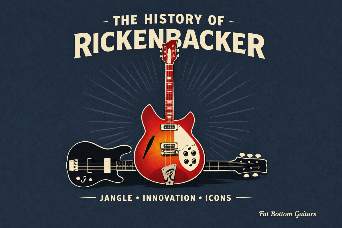The Timeless Twang: A History of Rickenbacker Guitars – Fat Bottom Guitars