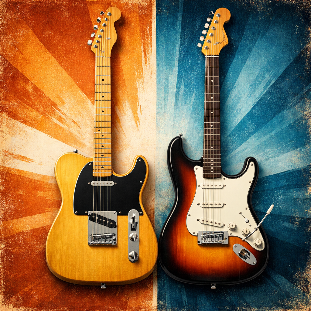 Telecaster vs Stratocaster: The Ultimate Fender Showdown