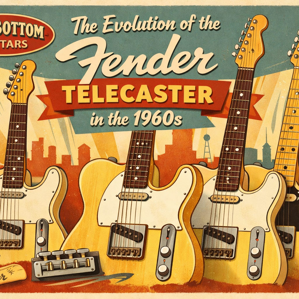The Evolution of the Fender Telecaster in the 1960s – Fat Bottom Guitars