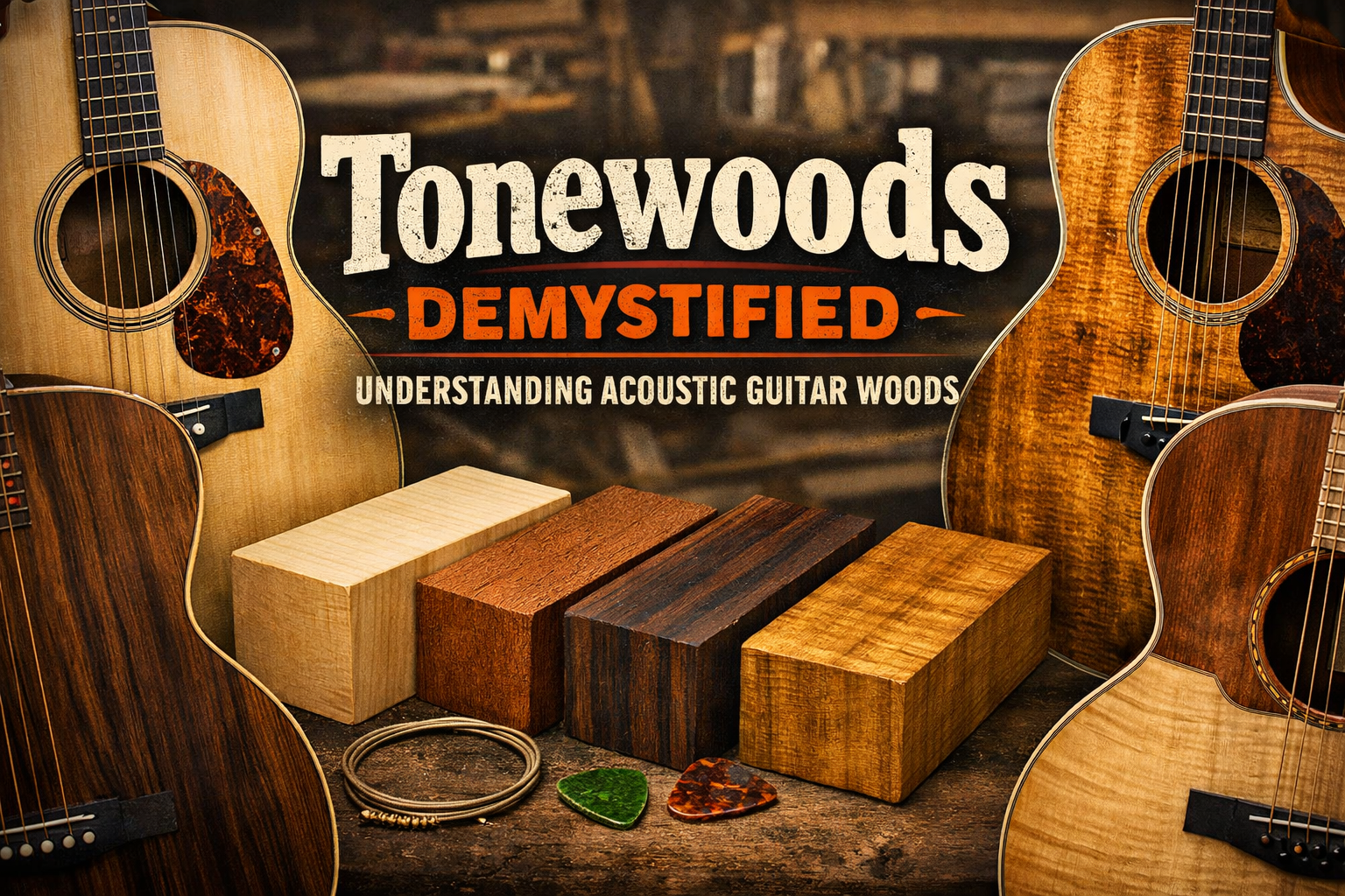 Tonewoods Demystified: How Acoustic Guitar Woods Shape Your Sound