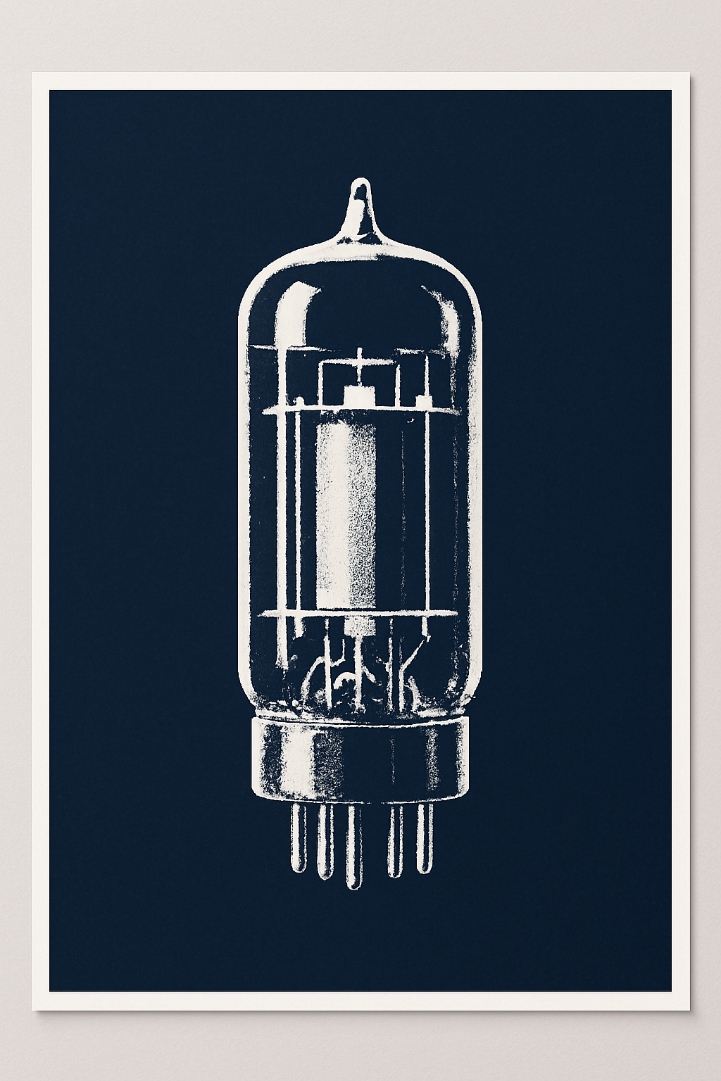 Valve - Deep Blue Art Print