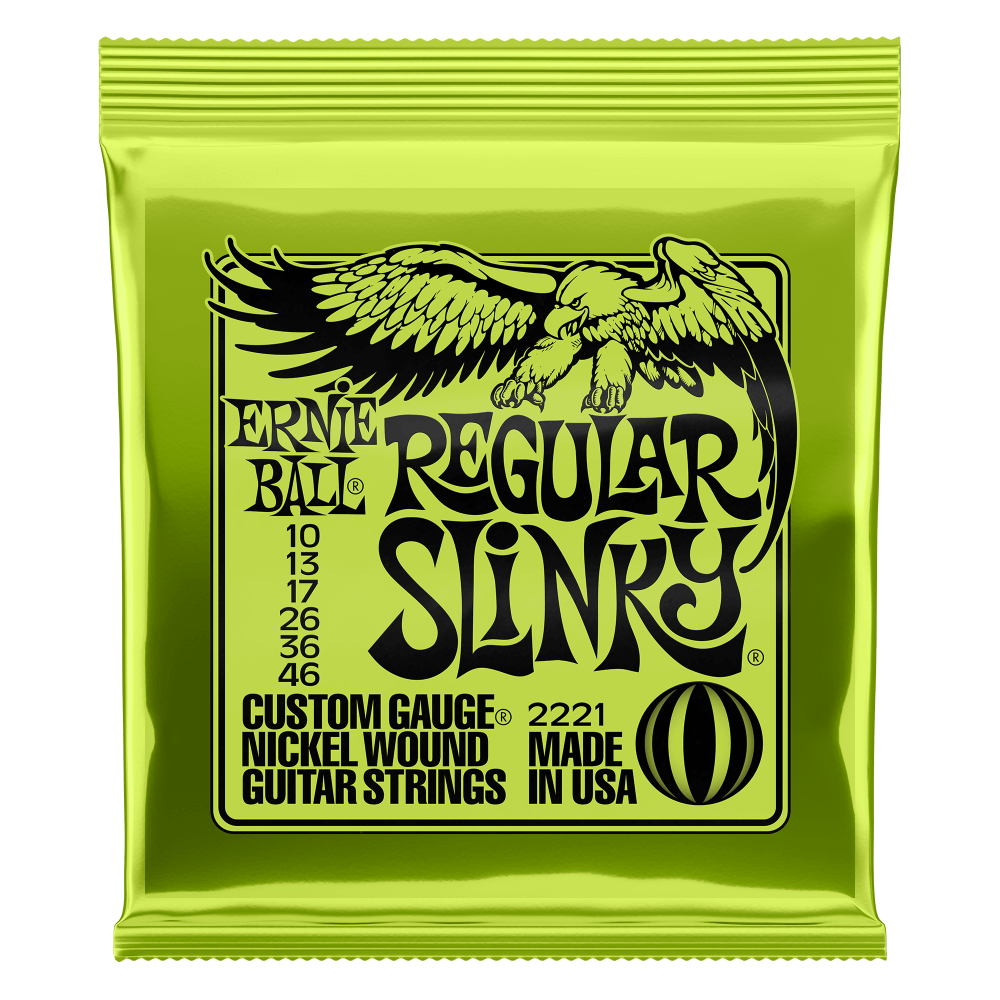 Ernie Ball Regular Slinky 10-46 Electric Guitar Strings