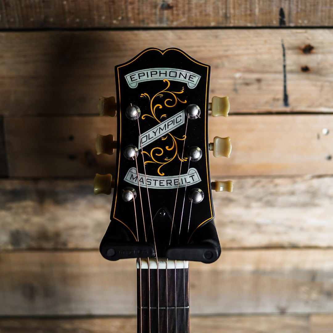 Epiphone Olympic Masterbilt アコースティックギター Epiphone Masterbilt Century Olympic In Honeyburst – Fat Bottom Guitars