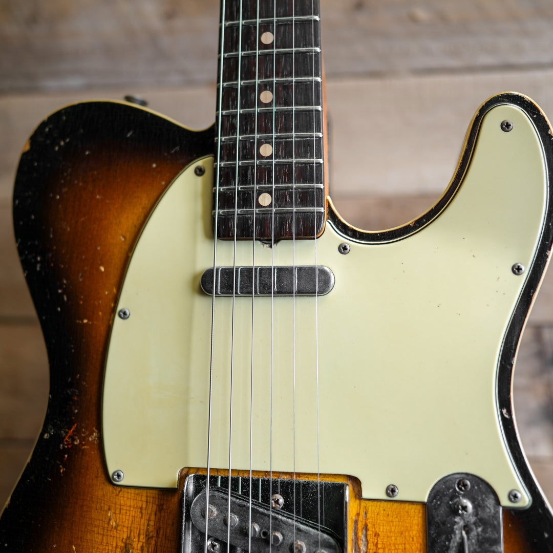1960 Fender Custom Telecaster in 3-Tone Sunburst – Fat Bottom Guitars