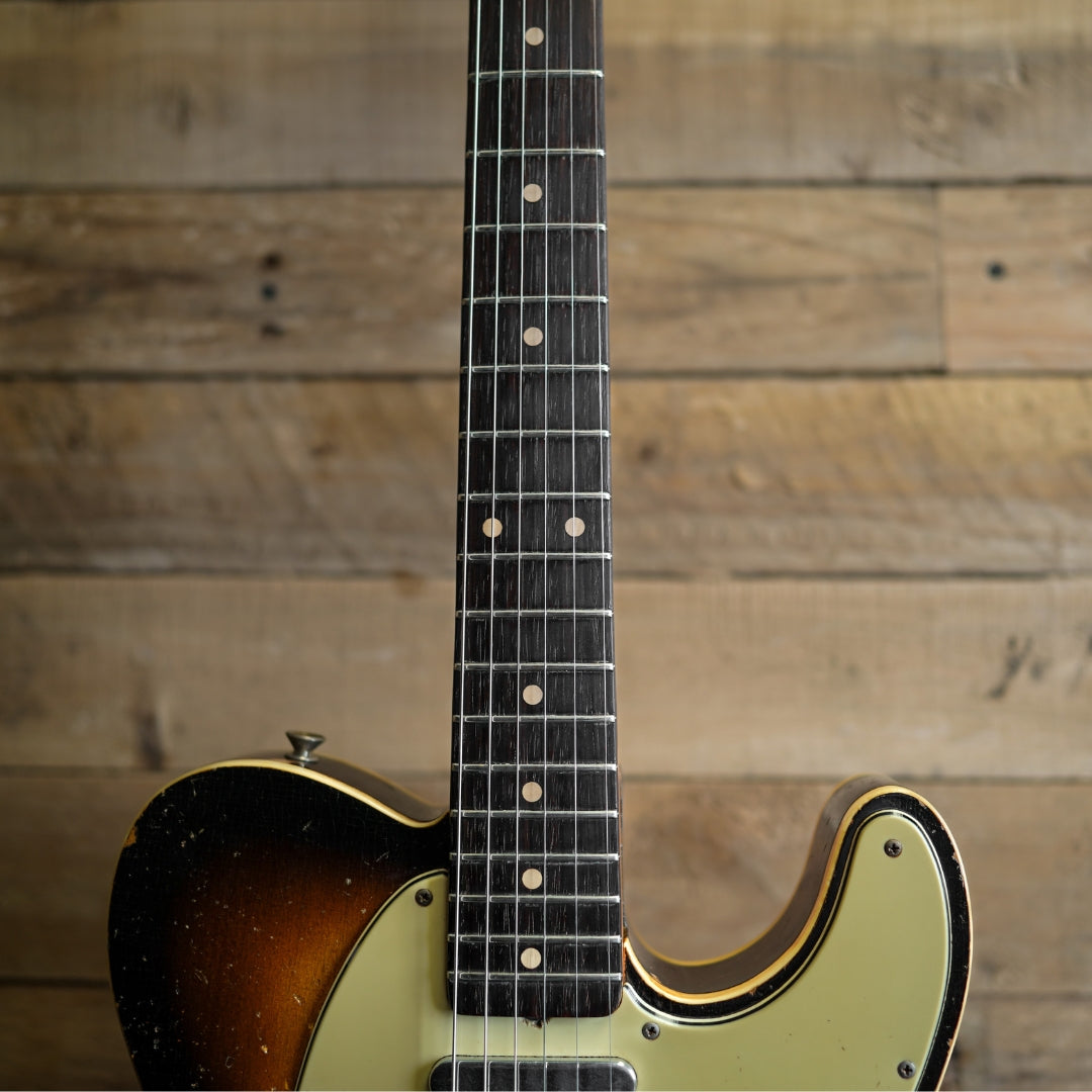 1960 Fender Custom Telecaster in 3-Tone Sunburst – Fat Bottom Guitars