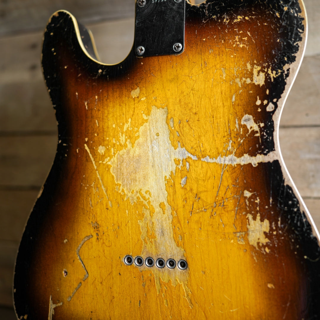 1960 Fender Custom Telecaster in 3-Tone Sunburst – Fat Bottom Guitars