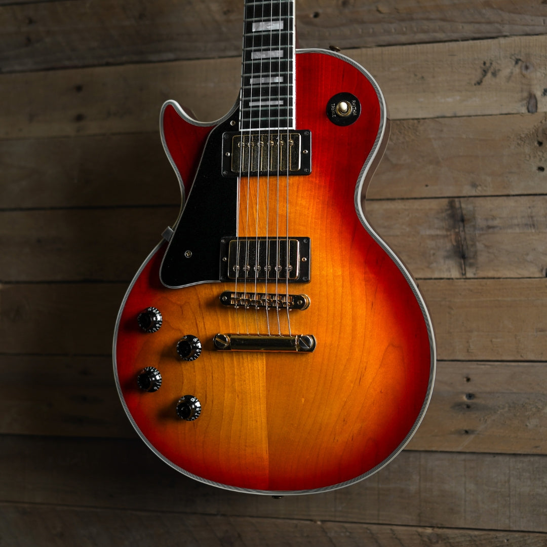 1992 Gibson Les Paul Custom Left-Handed in Heritage Cherry Sunburst