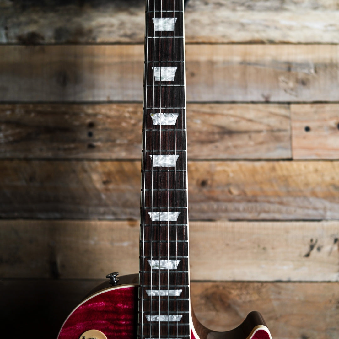 Gibson Les Paul Standard '50s Figured in Translucent Fuchsia – Fat