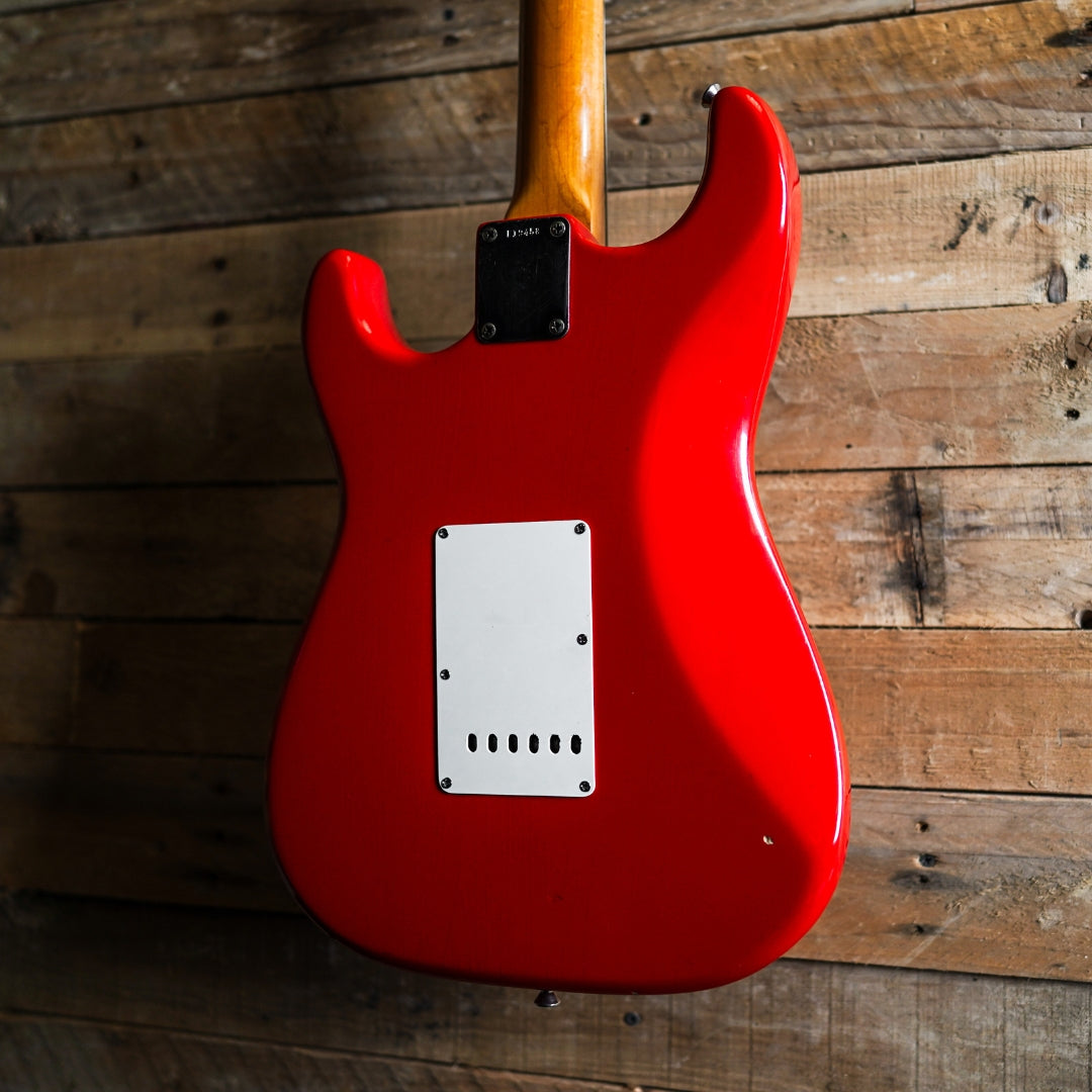 1963 Fender Stratocaster in Fiesta Red – Fat Bottom Guitars