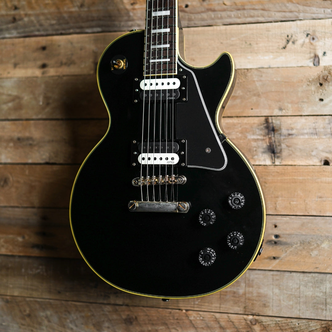 Epiphone Les Paul Custom Pro in Ebony with EMG Jim Root Pickups