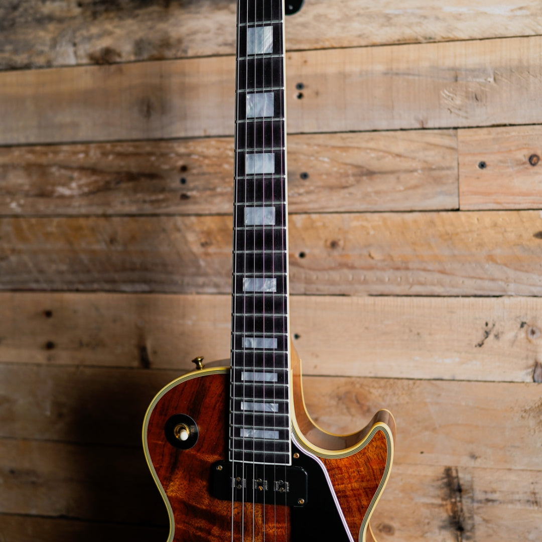 Gibson Custom Made 2 Measure 1954 Les Paul Custom Koa VOS in