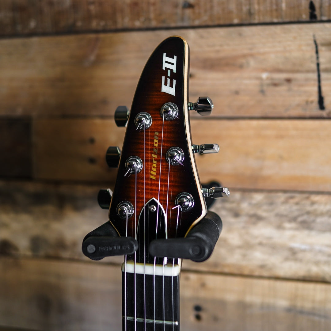 ESP E-II Horizo​​n ダークブラウンサンバースト – Fat Bottom Guitars