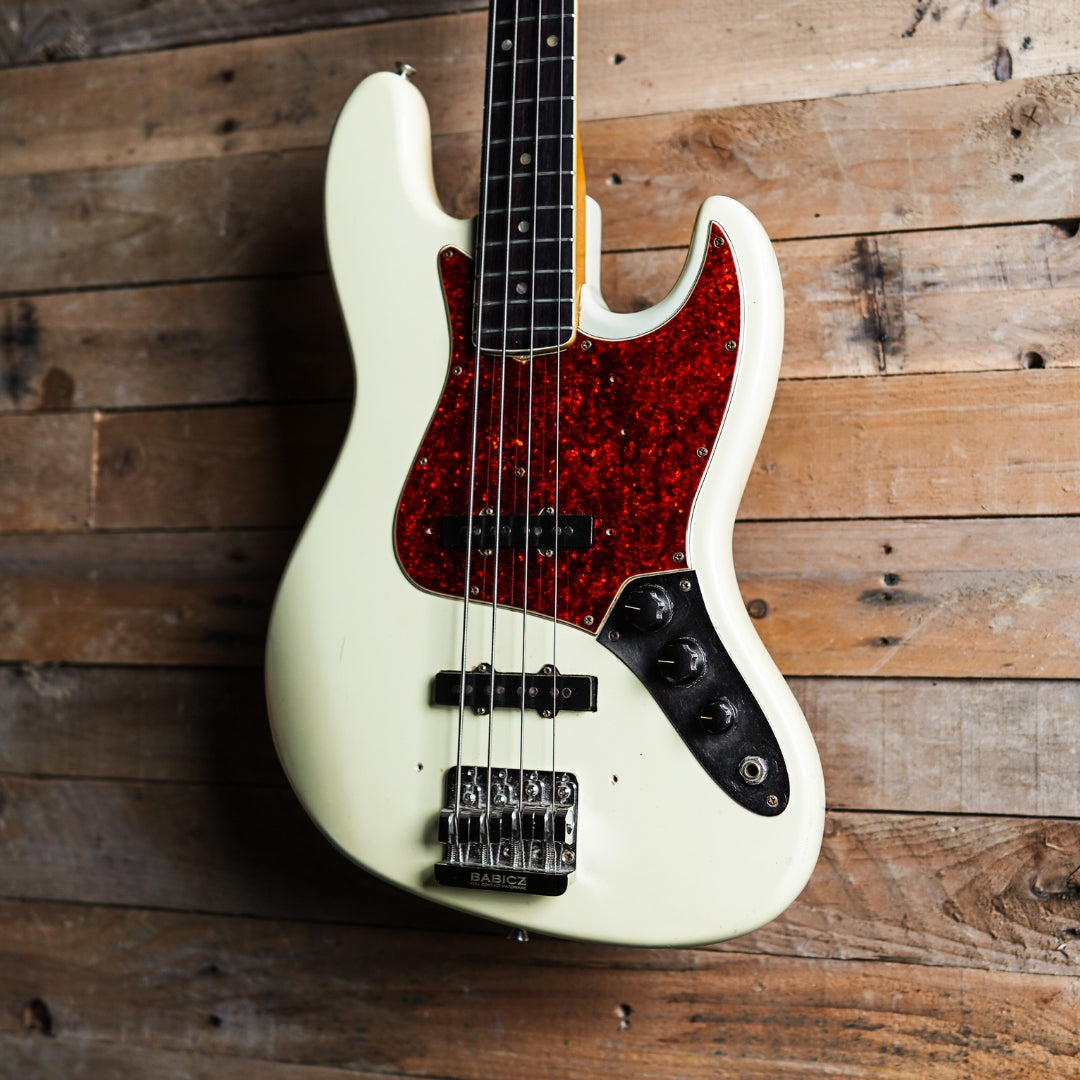 1966 Fender Jazz Bass in Olympic White