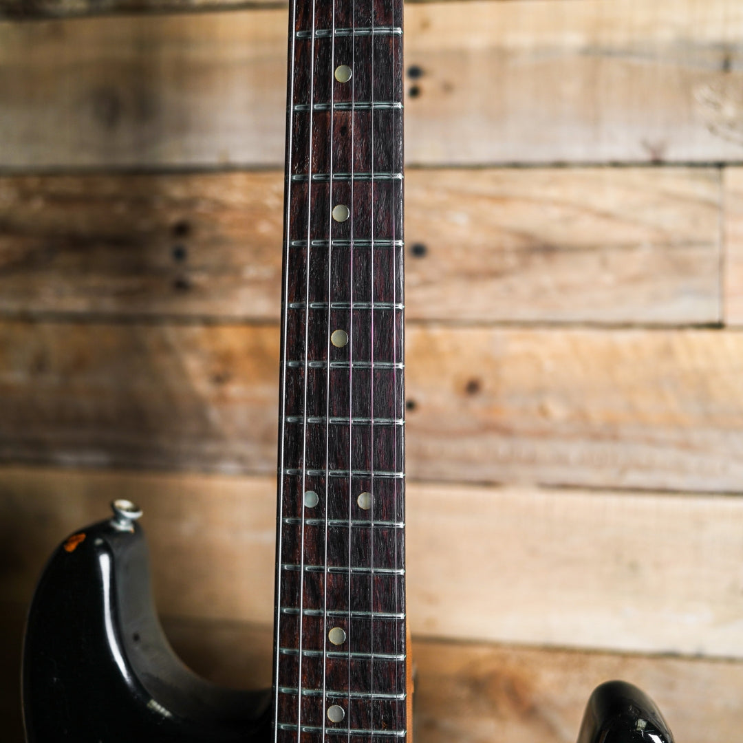 1965 Fender Stratocaster in Black – Fat Bottom Guitars