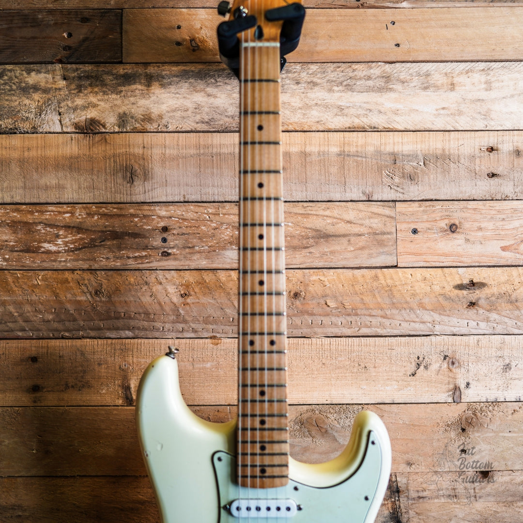 2012 Fender Road Worn Player Stratocaster In Olympic White - Upgraded